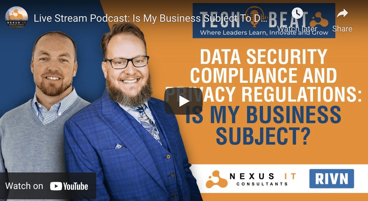 Data Security Compliance And Privacy Regulations With Glen Horsley