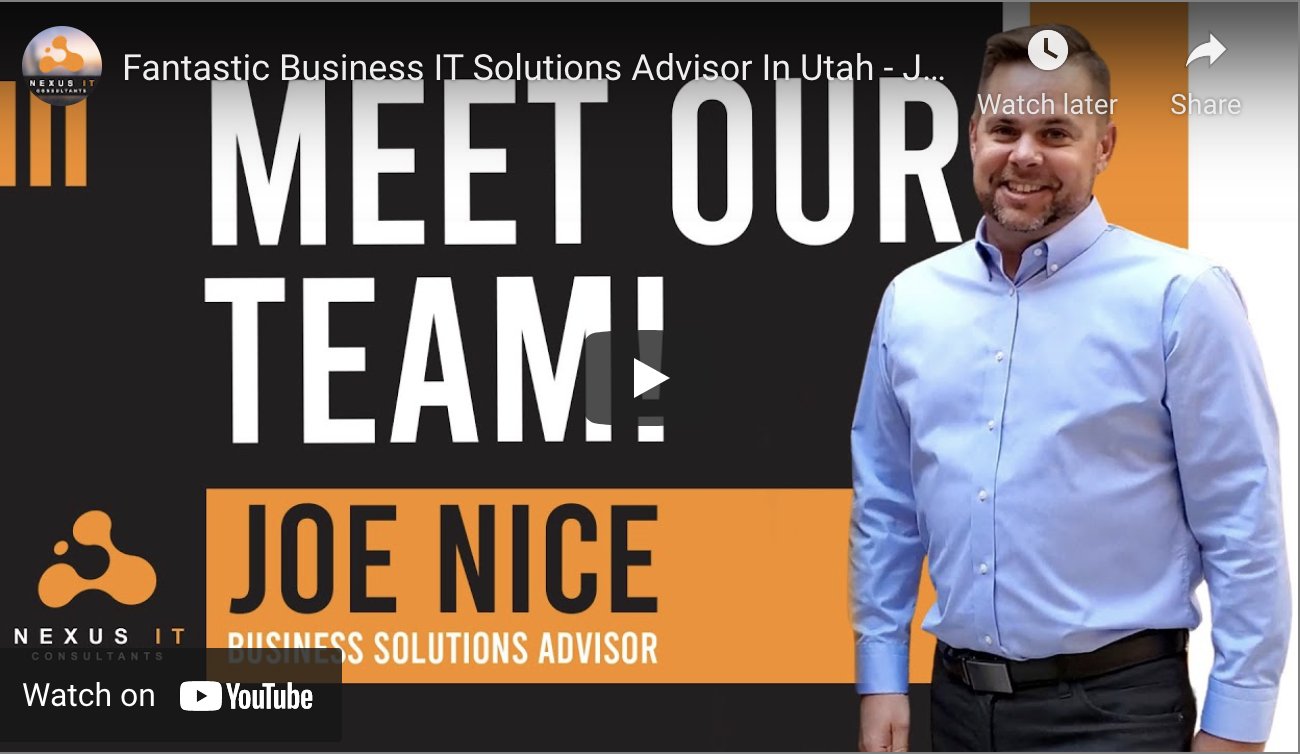 Utah IT Experts Spotlight Joe Nice