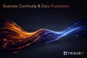 Abstract waves representing data protection